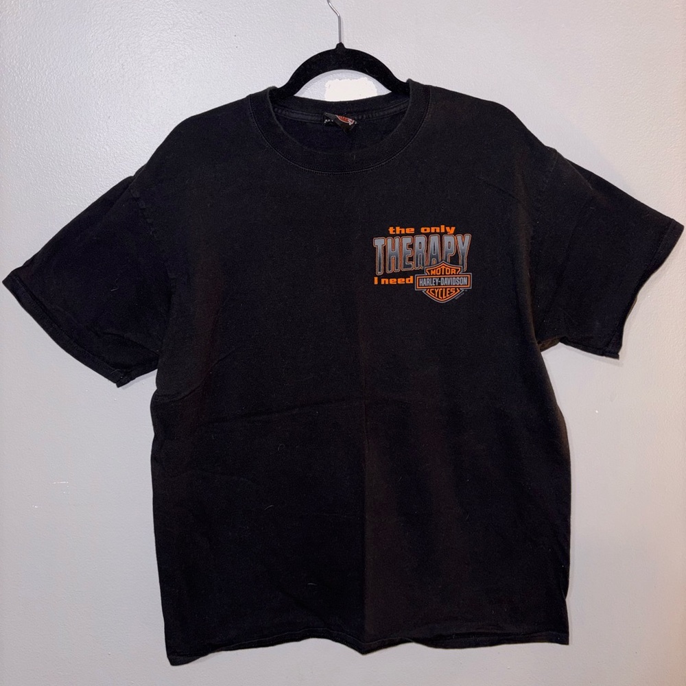 Harley-Davidson Black Graphic T-Shirt Size Large